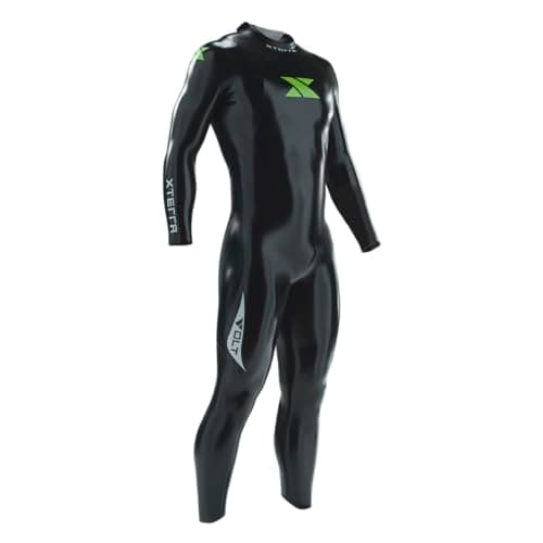 Xterra Wetsuits - Men's Volt Triathlon Wetsuit - Full Body Neoprene Wet Suit (3mm Thickness) (Medium) | Designed for Open Water Swimming