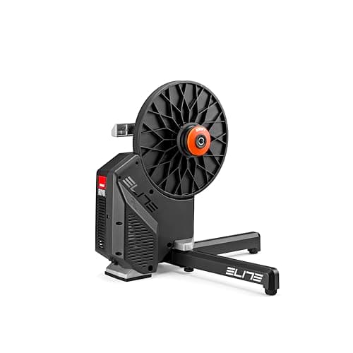 Elite Rivo Zwift Ready Smart Trainer - Direct Drive Bike Trainer with Virtual Shifting, ±2.5% Power Accuracy, WiFi + Bluetooth, Quiet Operation, Compact Foldable, Cog & Click Included