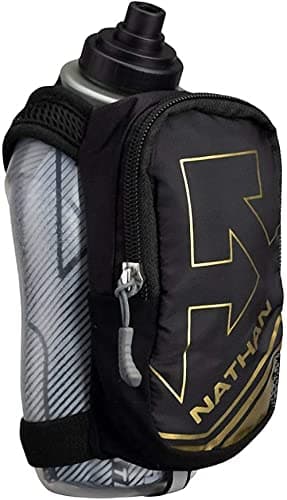 Nathan SpeedDraw Plus Insulated Handheld Water Bottle – Grip-Free Running Flask for Runners, Hiking, and Sports
