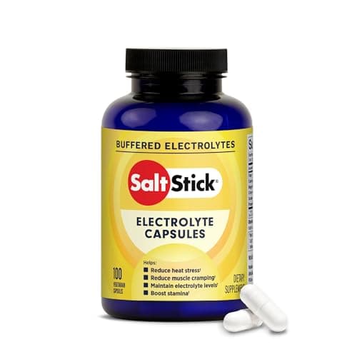 SaltStick Sugar Free Electrolytes Salt Pills 0 Calories 0 Sugar 100 Count | Science-backed electrolyte capsules to replace what you lose in sweat with 0 calories & 0g sugar. Informed Choice certified.