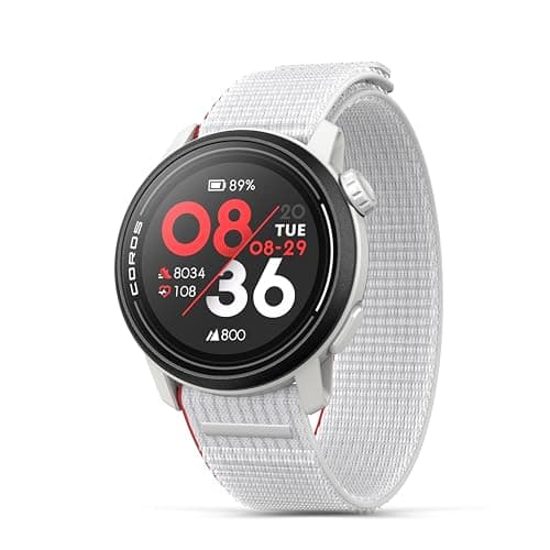 COROS PACE 3 GPS Sport Watch, Lightweight Running Watch - Chalk Nylon | 17-Day Battery Life,Accurate GPS, Heart Rate Monitor, Navigation, Sleep Tracking , Training Plan, Run, Bike, and Ski