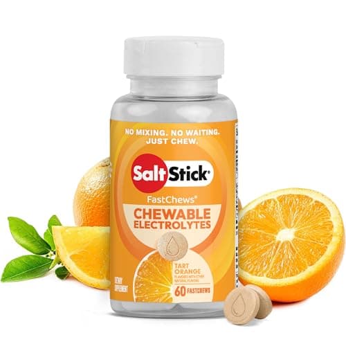 SaltStick High Sodium Electrolyte FastChews - Orange, 60 Tablets
